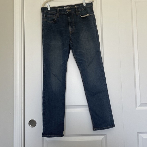 Slim‎ Fit Jeans Total Flex - Goodfellow & Co Blue 32Wx30L - Picture 1 of 8
